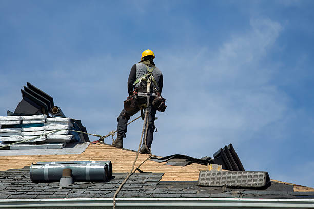 Professional Roof Installation technician working in Ames, IA